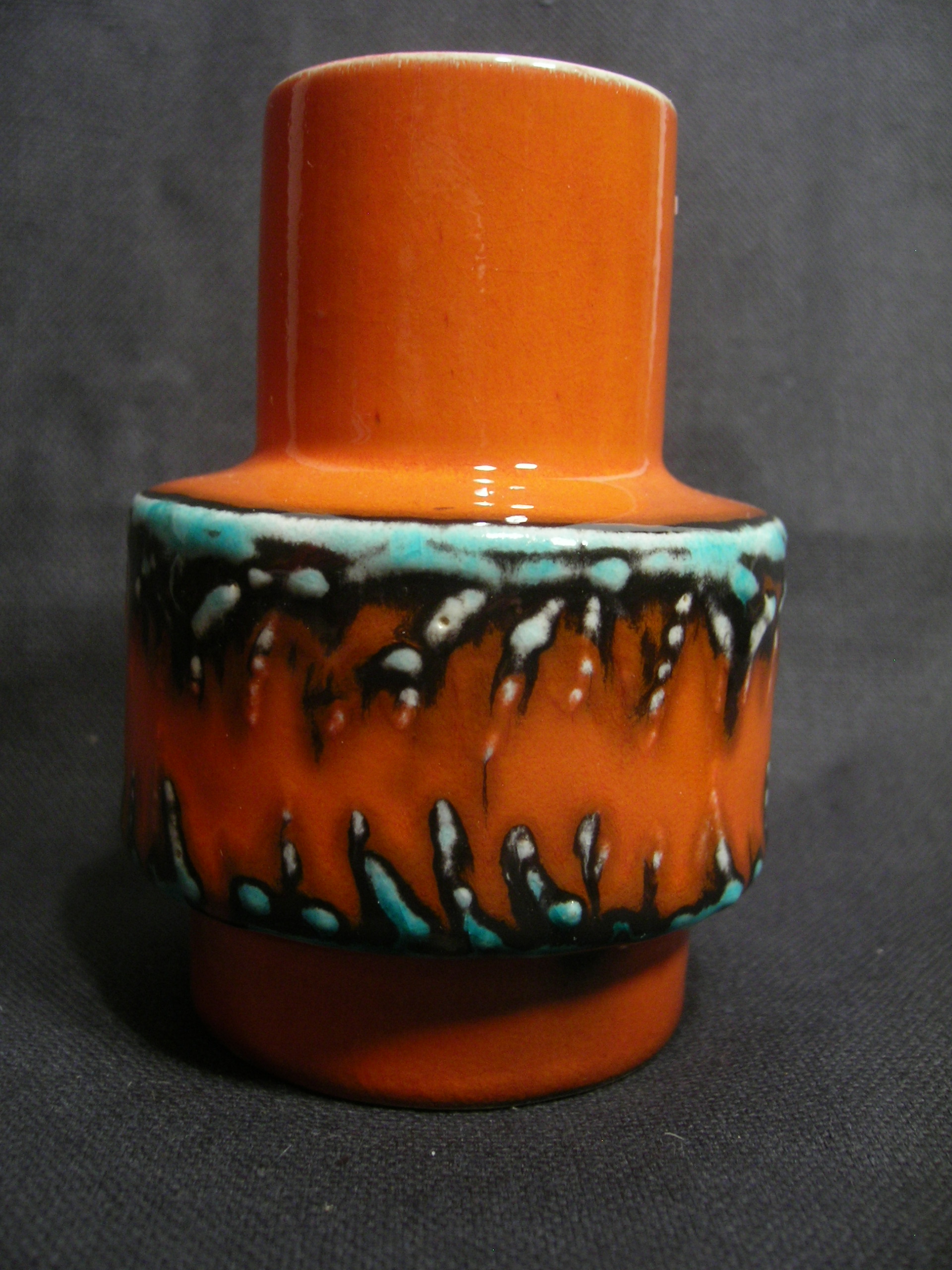 West German Fat Lava Bay Vase